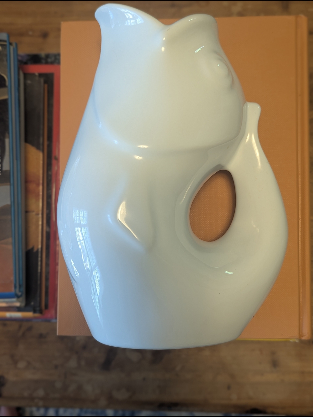 GurglePot Fish Pitcher 9.5” Whimsical Ceramic Vase 42 oz - Picture 7 of 12